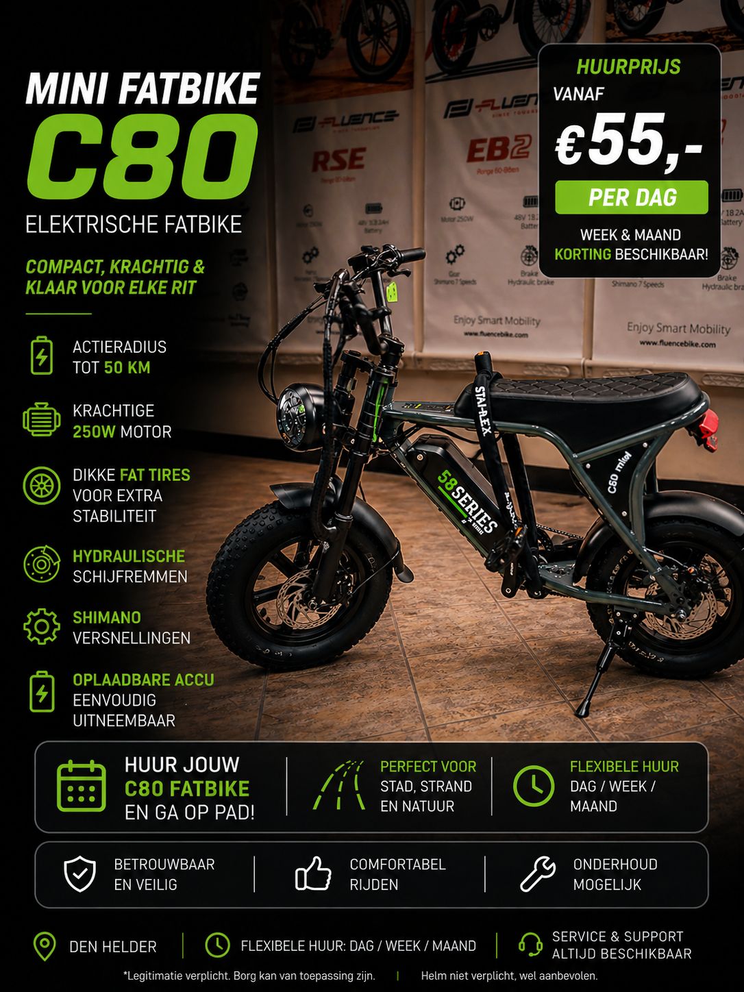 Mini Fatbike C80 - Verhuur
