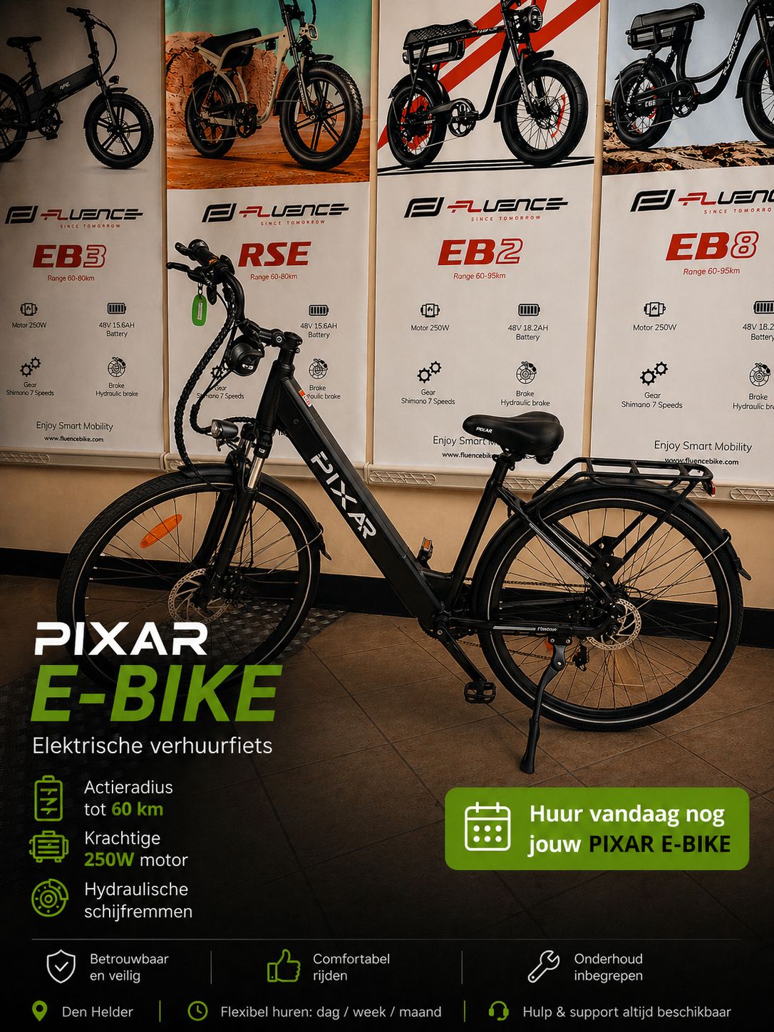 Pixar E-Bike - Verhuur