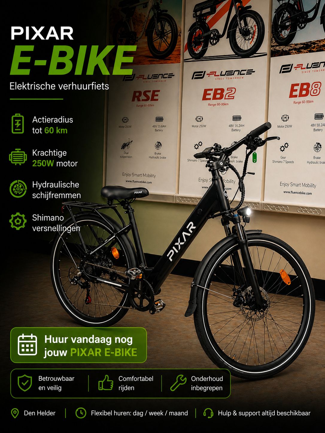 Pixar E-Bike - Verhuur