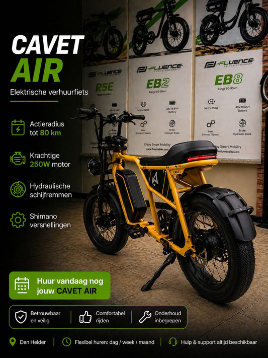 Cavet Air Fatbike Geel - Verhuur