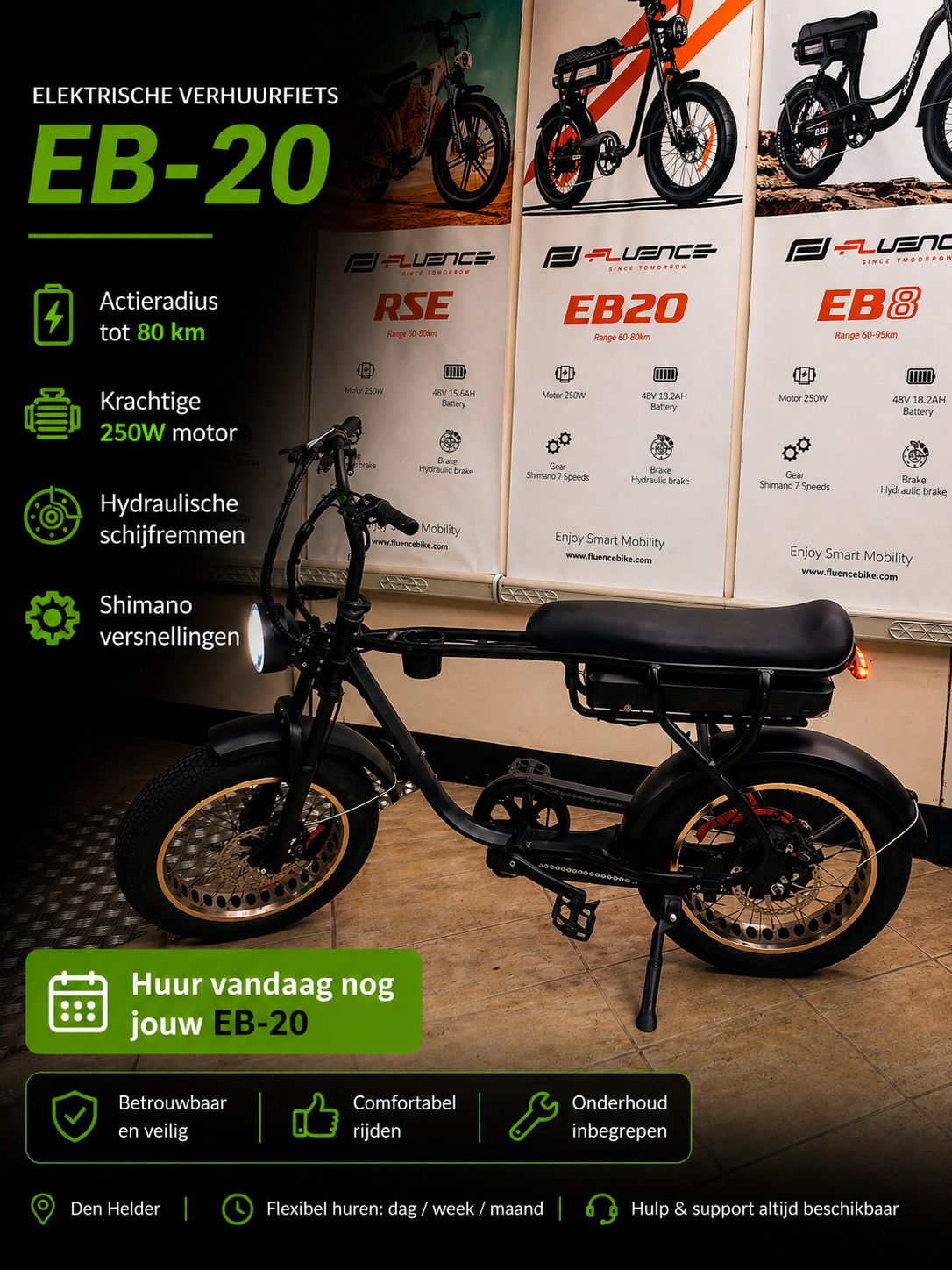 EB-20 Fatbike - Verhuur