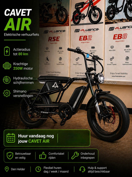 Cavet Fatbike Zwart - Verhuur