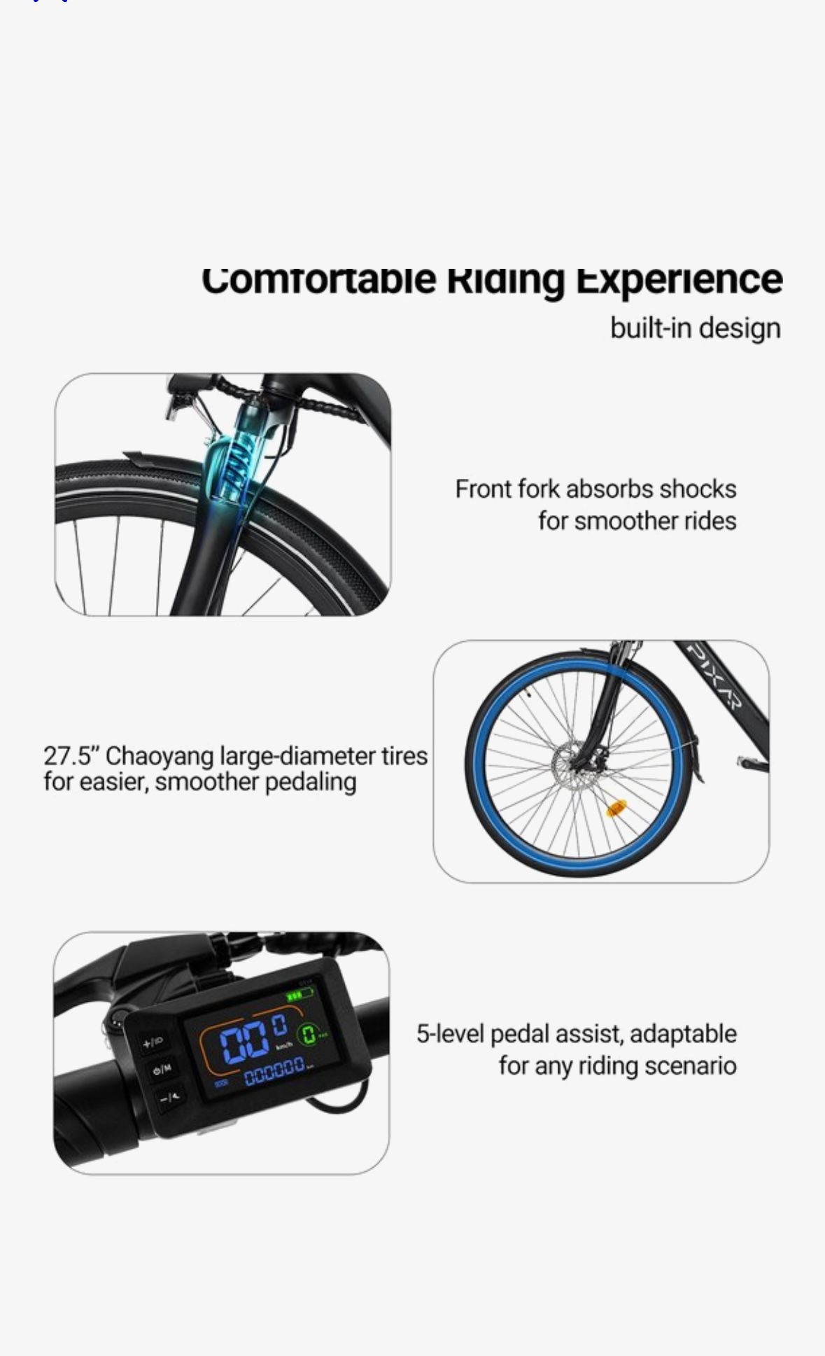 Pixar City1 – Elektrische stadsfiets